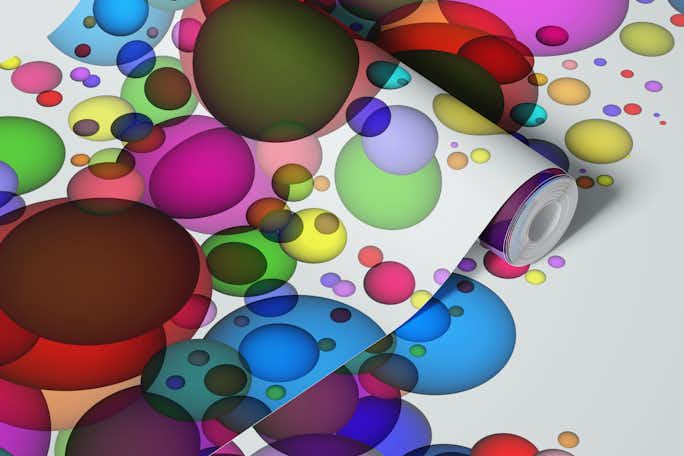 Colored Sphereswallpaper roll