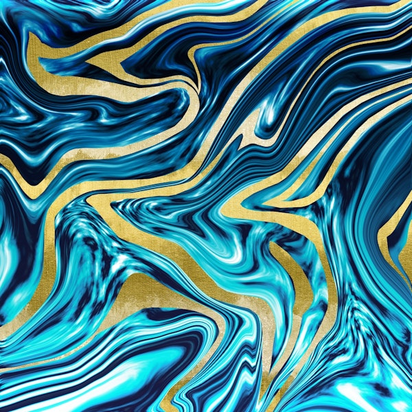 Ocean Gold Marble 1