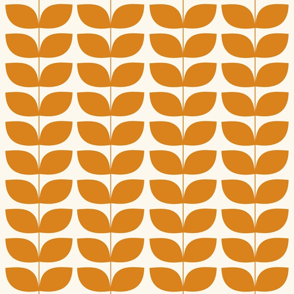 Danish Pattern Orange