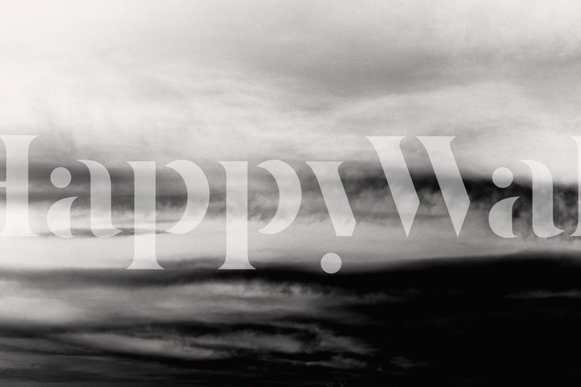 White Black Touching 2 wallpaper in a room