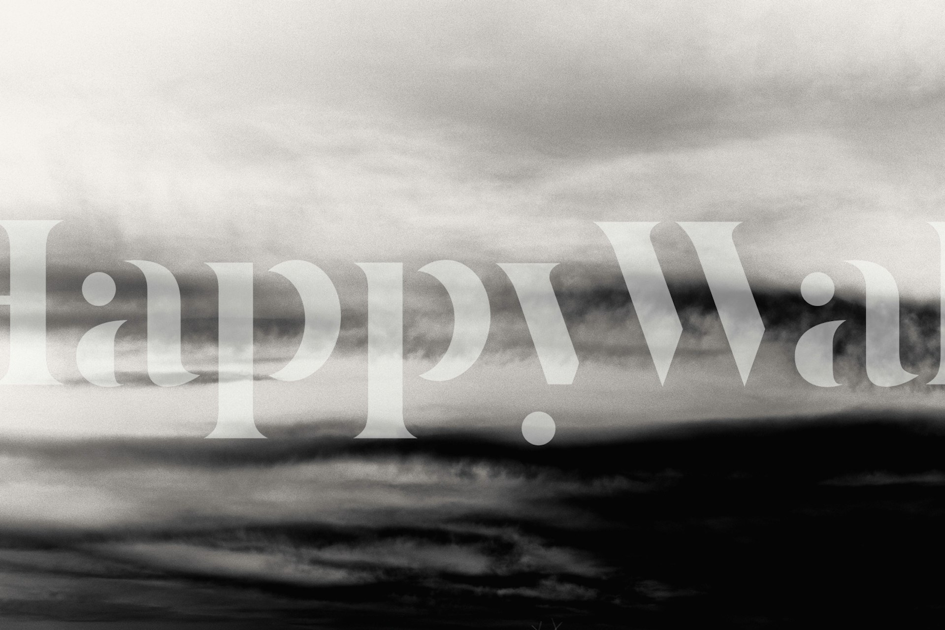 White Black Touching 2 wallpaper in a room