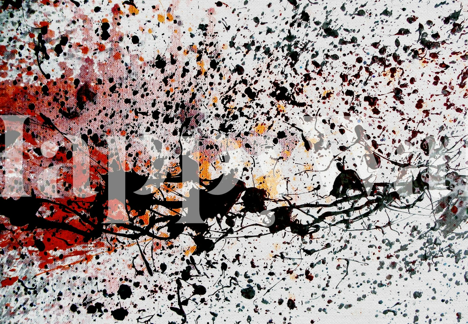 Värikäs abstrakti taustakuva huoneessa