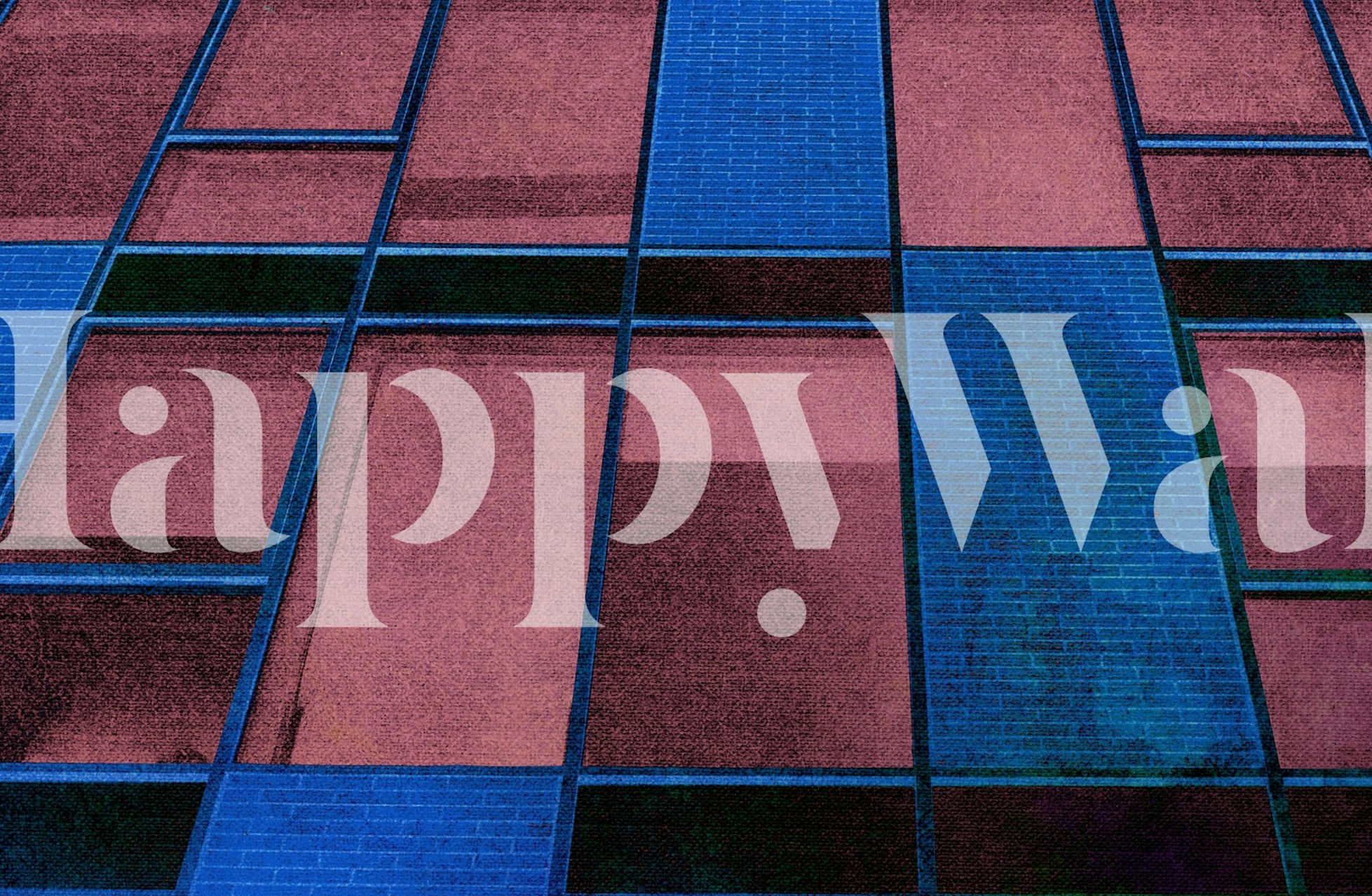 Vibrant WDYears design tapety v místnosti