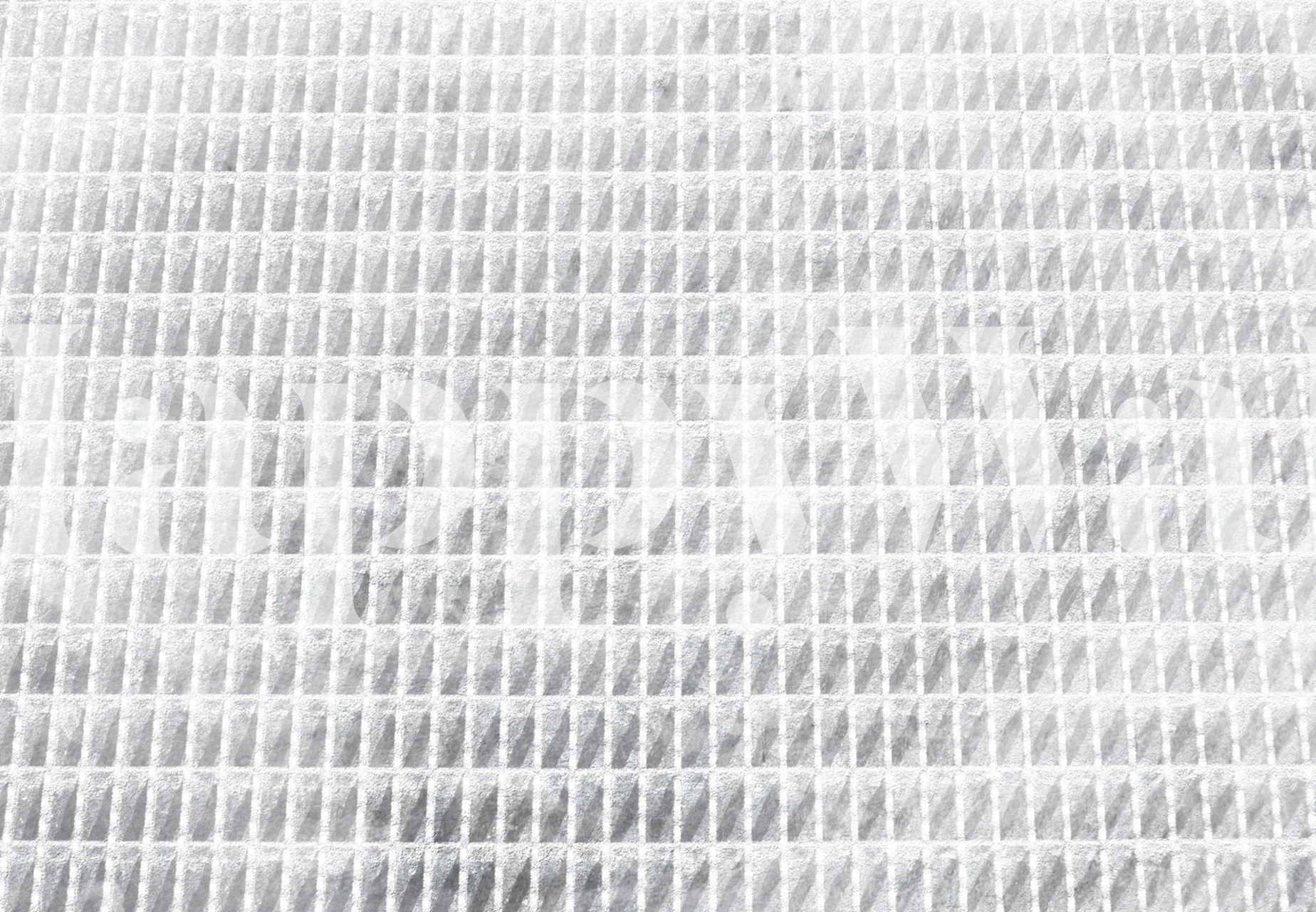 Papel pintado Shadowplay white exhibido en una habitación