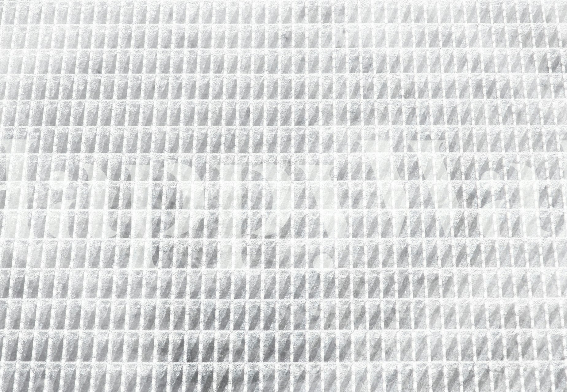 Textured geometric pattern in white wallpaper