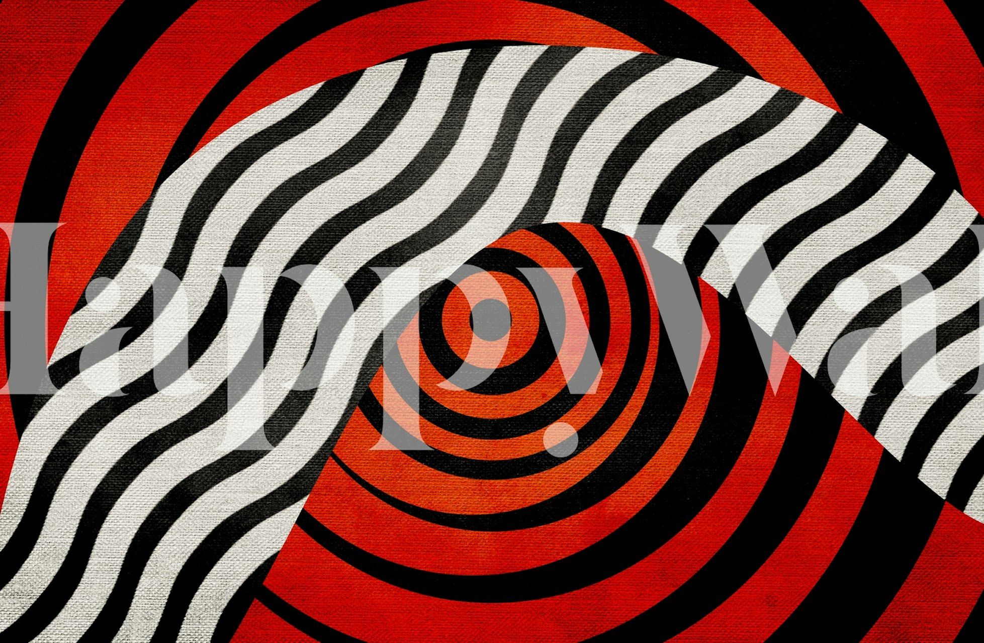 Fun Red pozadina u sobi