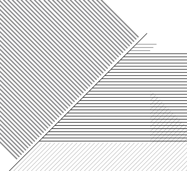 Modern Lines Black White 1