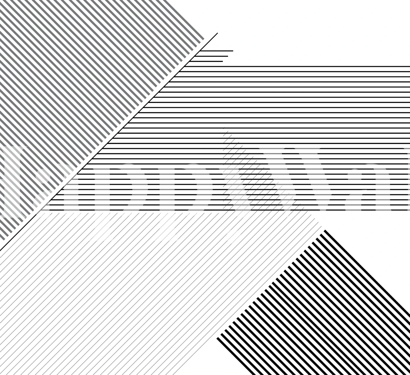 Modern Lines crno-bijela tapeta u sobi