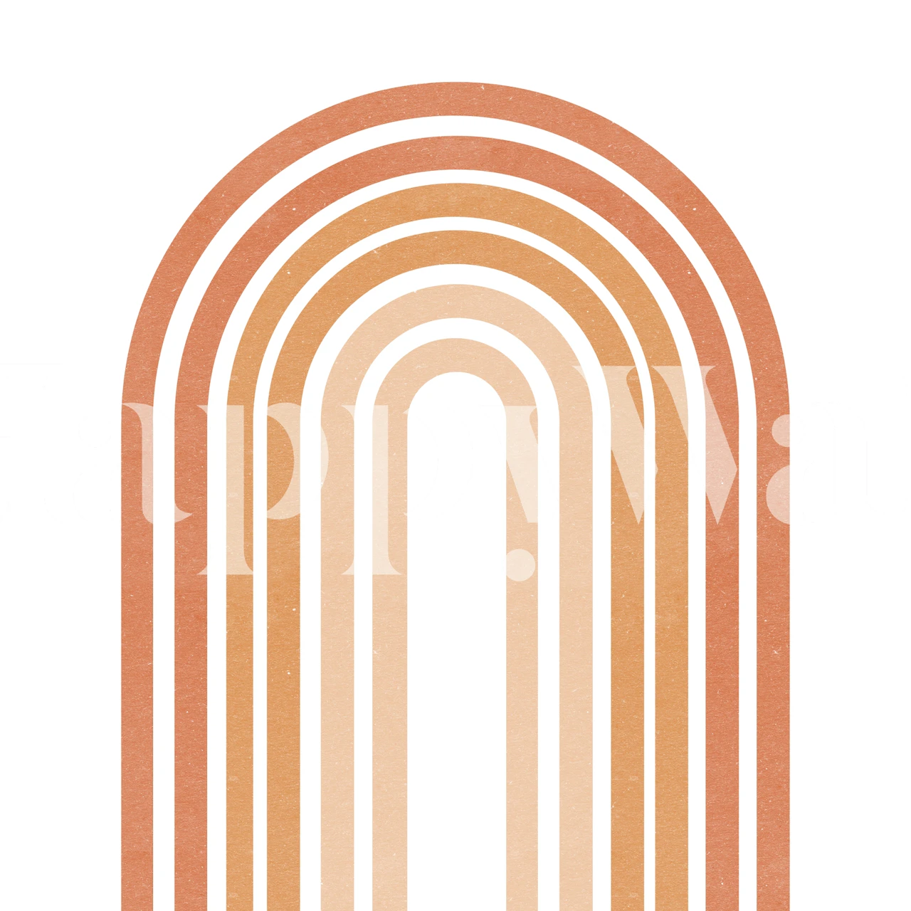 Rainbow Boho wallpaper in a room