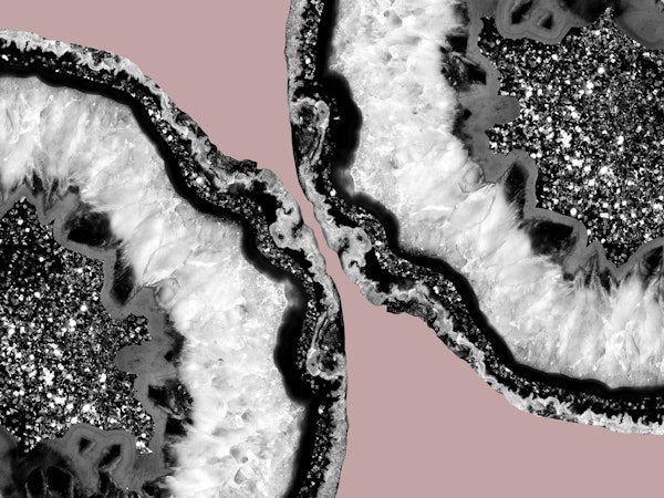 Yin Yang Agate Glitter Glam 19