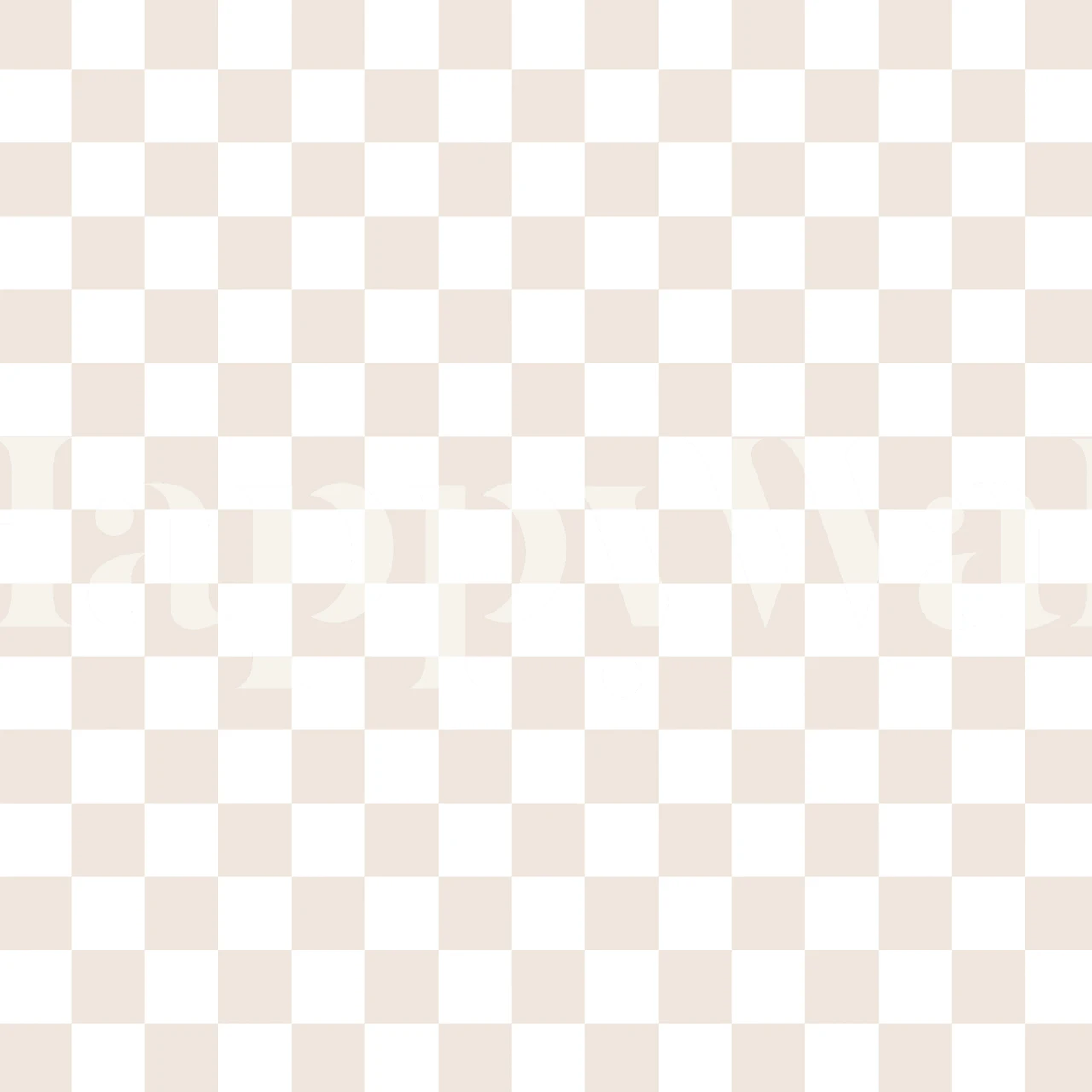 Veggmaleri i lys beige rutete mønster