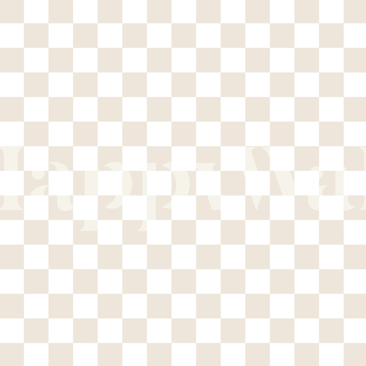 Svijetlo bež zidna slika s kariranim uzorkom