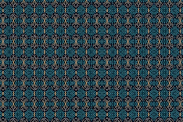 Elegant Gold Teal Art Deco