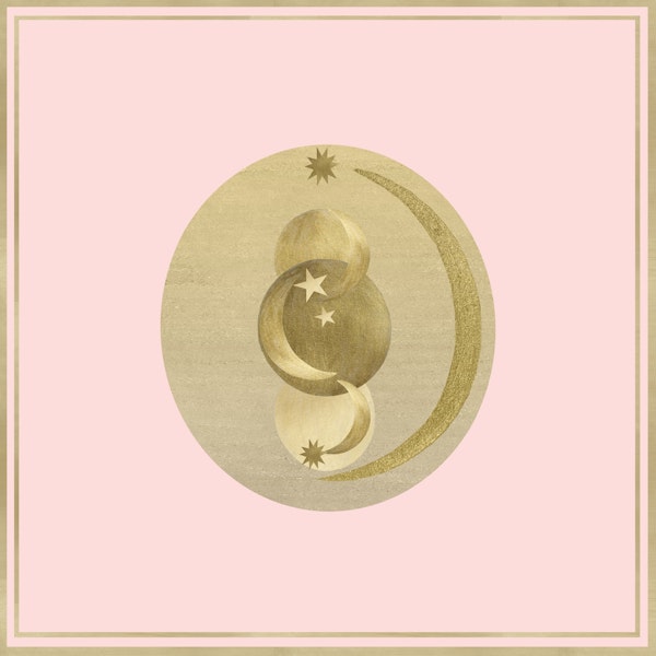 Blush Gold Moon and Stars 1