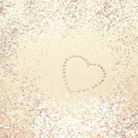 Gold Lady Glitter Heart 3 tapete