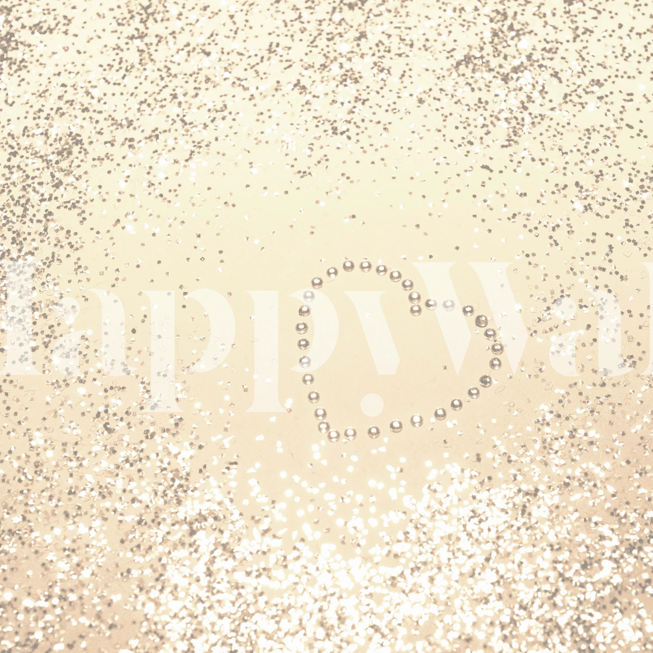 Gold Lady Glitter Heart 3 wallpaper design