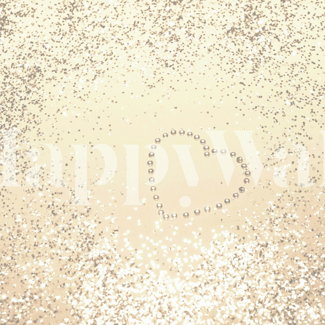 Gold Lady Glitter Heart 3 wallpaper design