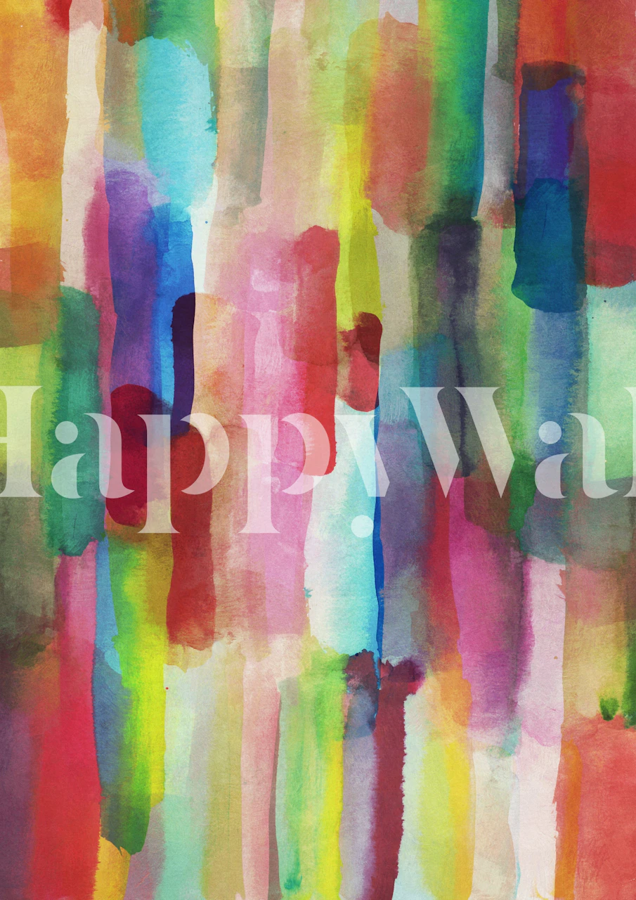 Artistic Colored Brush Strokes wallpaper view