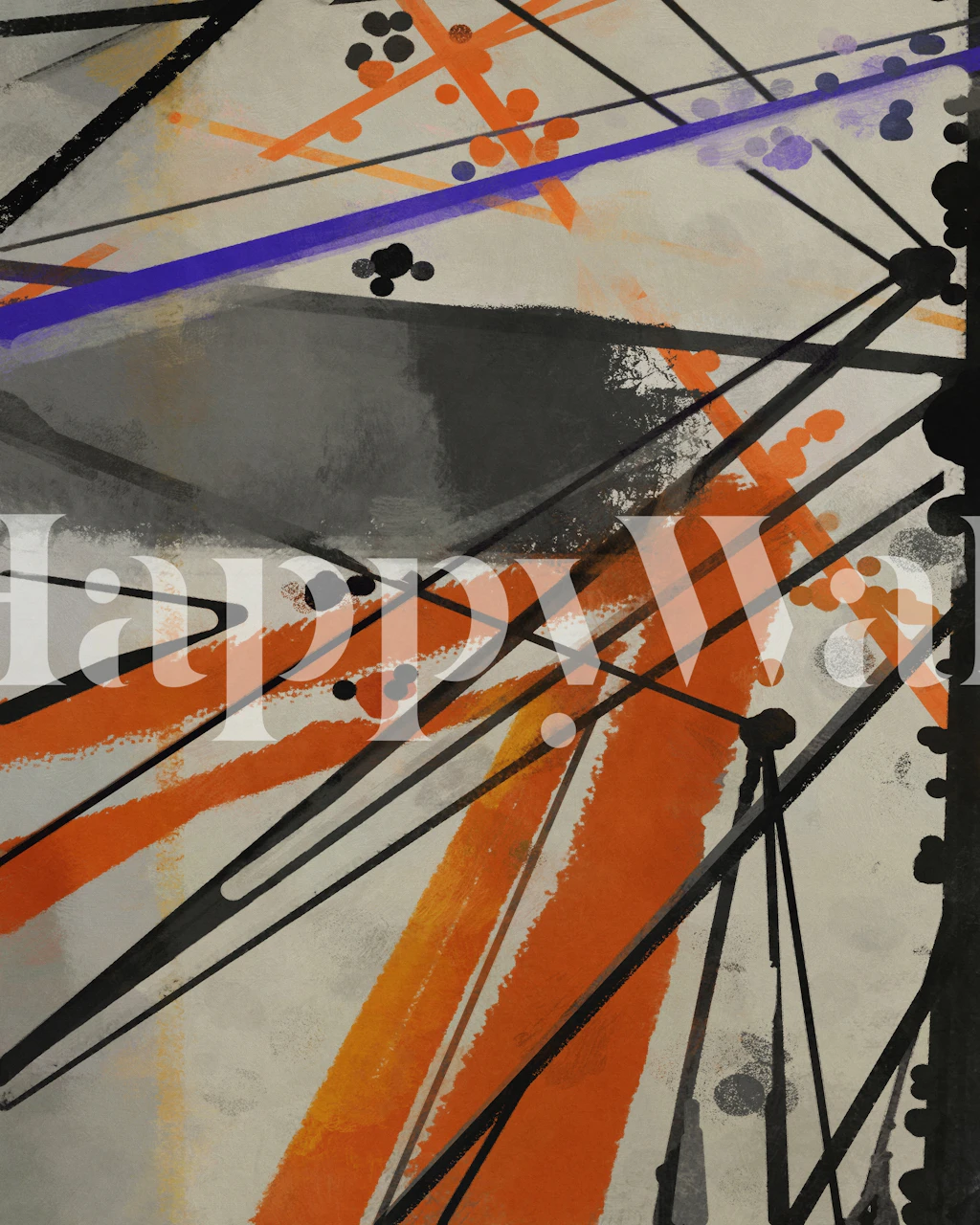 Barevné tahy štětcem a brush strokes wallpaper