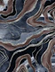 Blue Brown Marble Agate 1