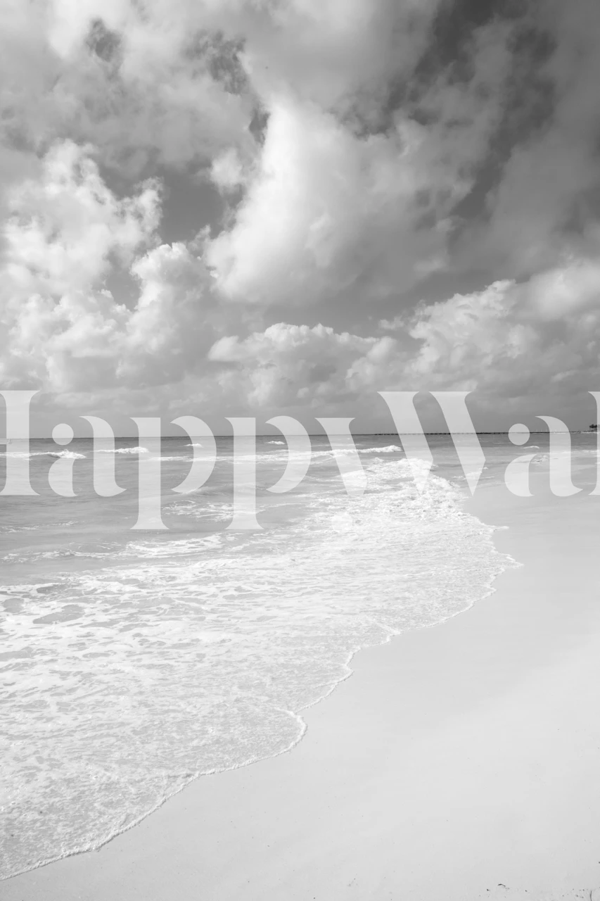 Caribbean Ocean Tranquility wallpaper in a room