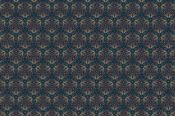 Elegant Art Deco Gold Teal