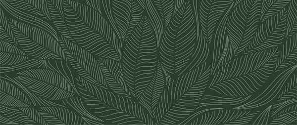 Dark green leaves