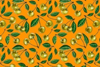 Yellow cherries wallpaper