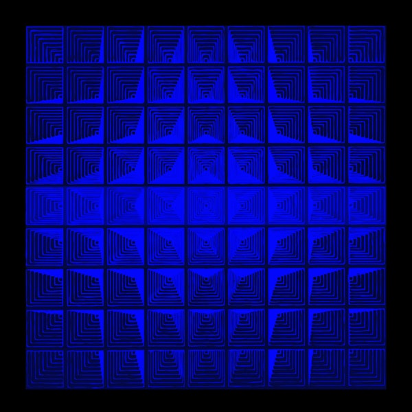 Verner Panton inspired Blue