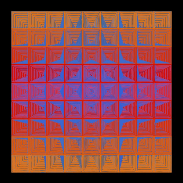 Panton inspired 70s Sunrise