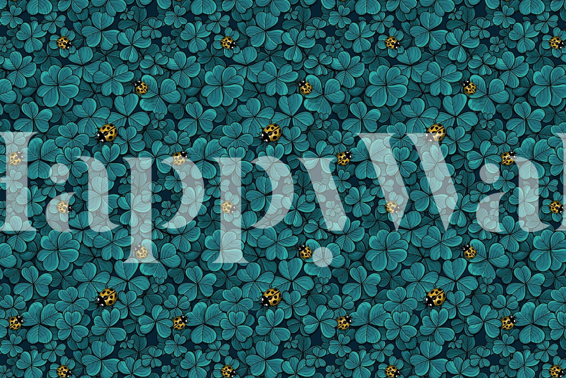 Find the Lucky Clover 3 wallpaper in a room setting