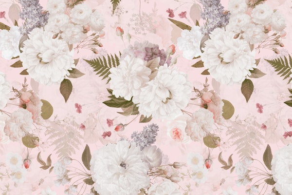 Blush Vintage Peony Garden