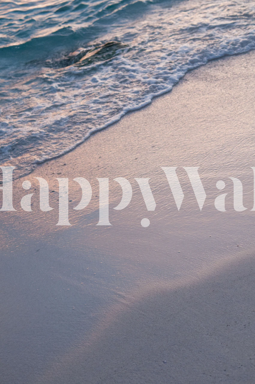 papel de parede Caribbean Ocean Sunset em um quarto