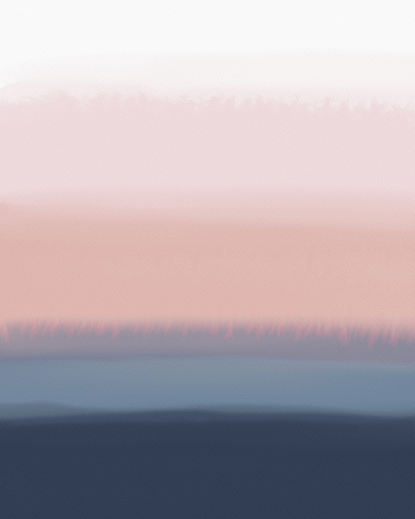 Watercolor Ombre Pink Blue