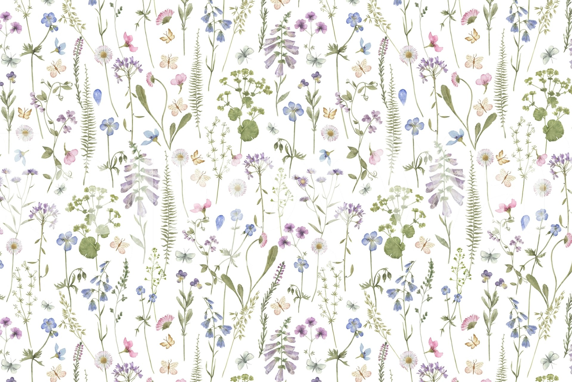 Midsummer Meadow 4 Wallpaper - Buy Online at Happywall