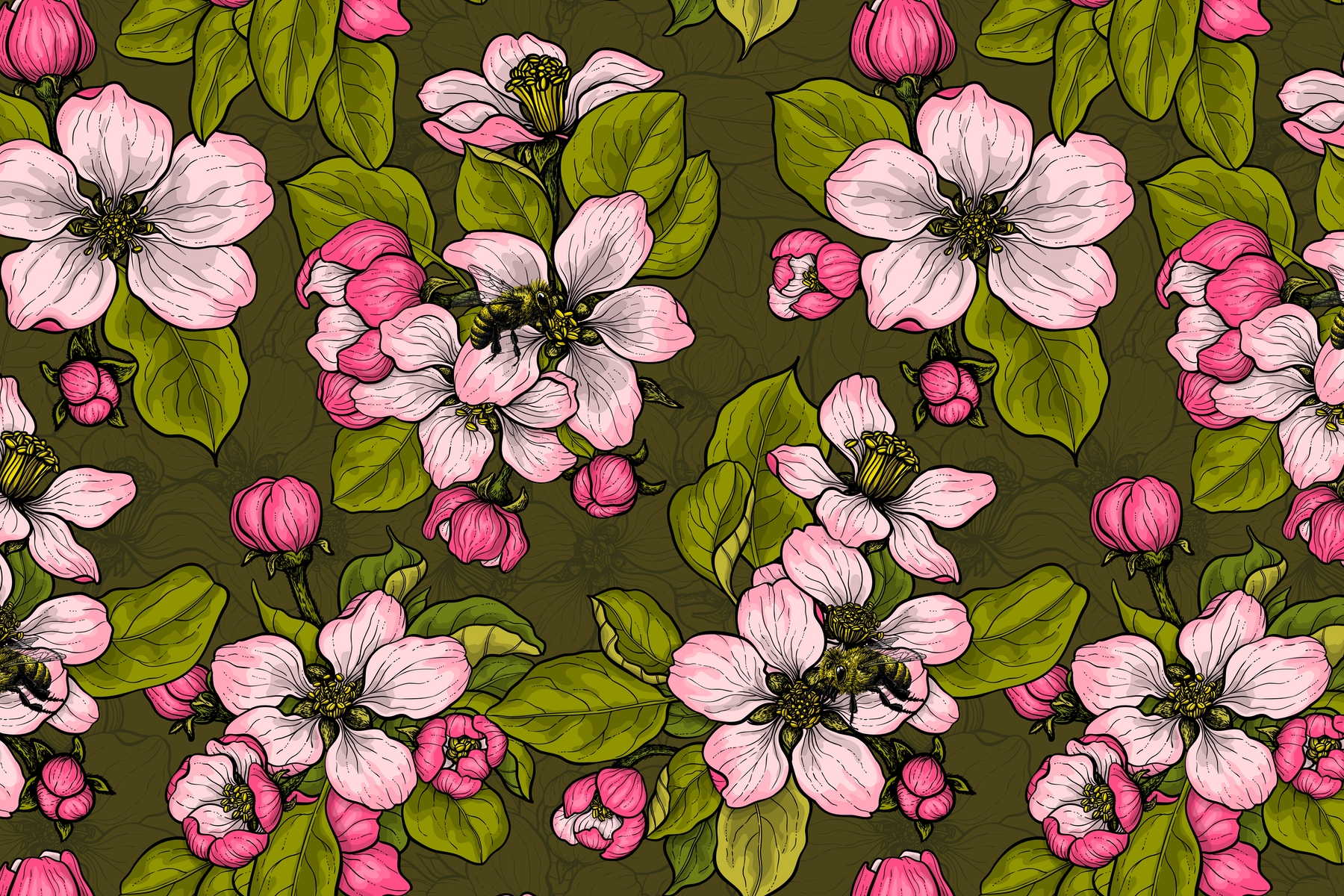 Apple Blossom 4 Wallpaper | Happywall
