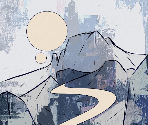 A lane to the mountains