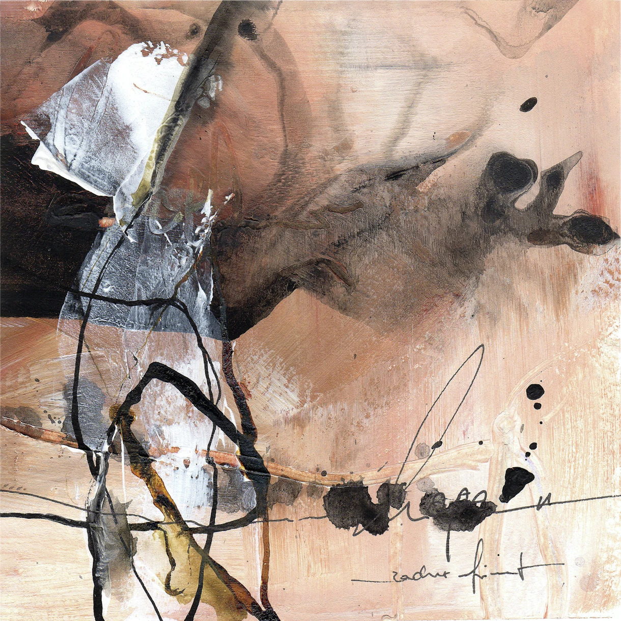 Thinking Paintings Abstract Abstract Thinking IV Wallpaper | Geometric Wallpapers | Happywall