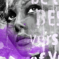 Mysterious beauty Portrait Art ταπετσαρία