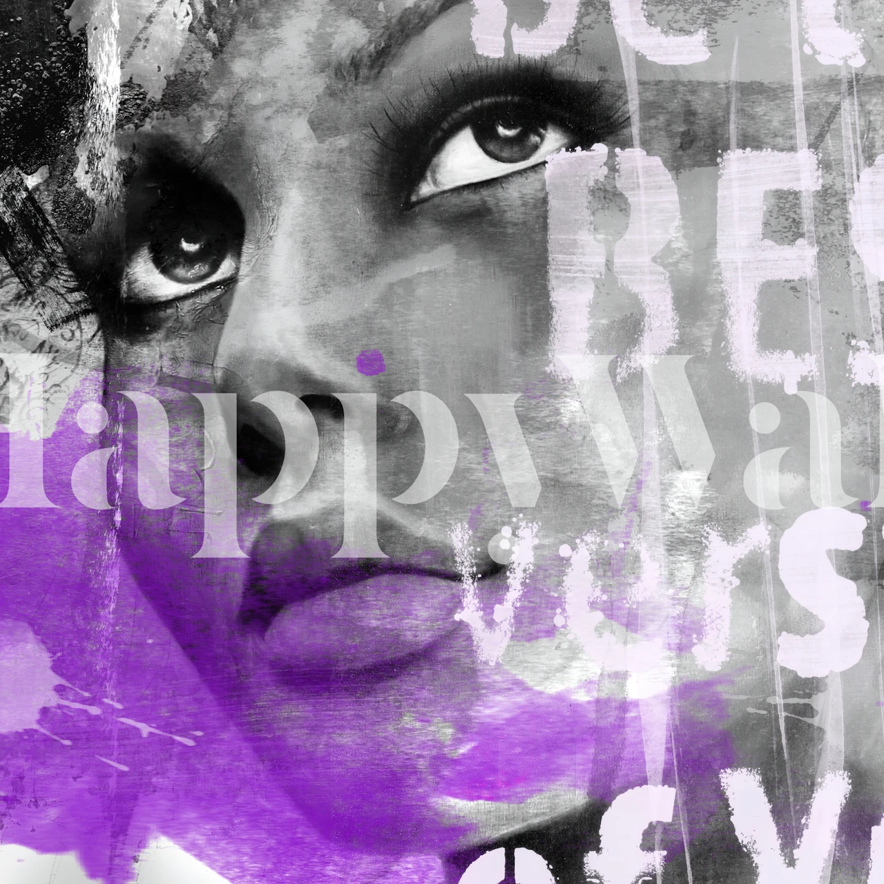 Mysterious beauty tapet i et rom