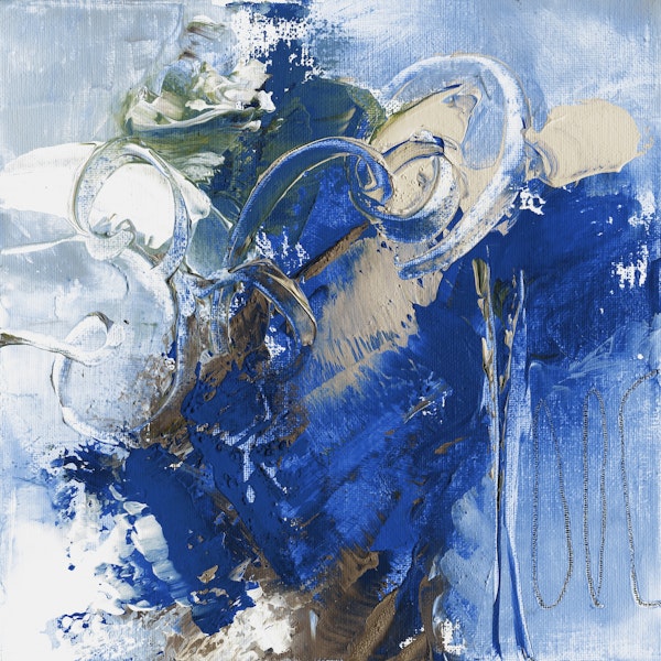 Feeling Blue Abstract Art 2