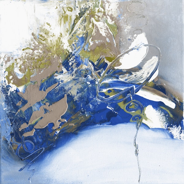 Feeling Blue Abstract Art 3