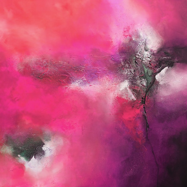 Pink Passion Abstract Art