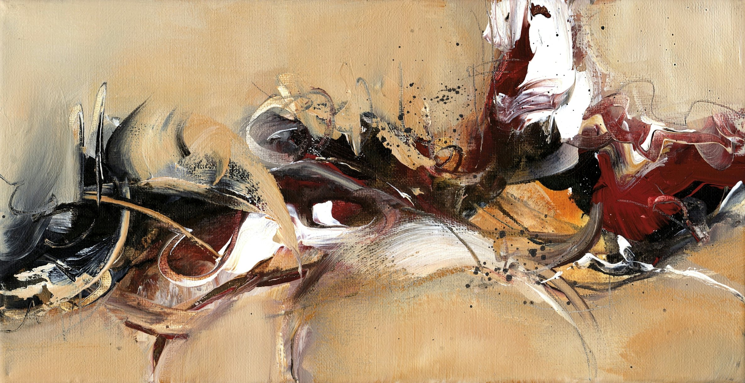 Rodeo Move Abstract Art wallpaper - Happywall