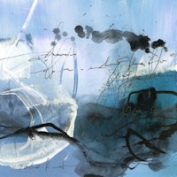 Blue Abstract Thinking behang