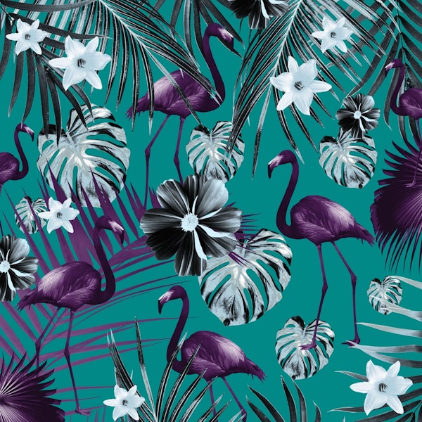 Tropical Flamingo Jungle 6