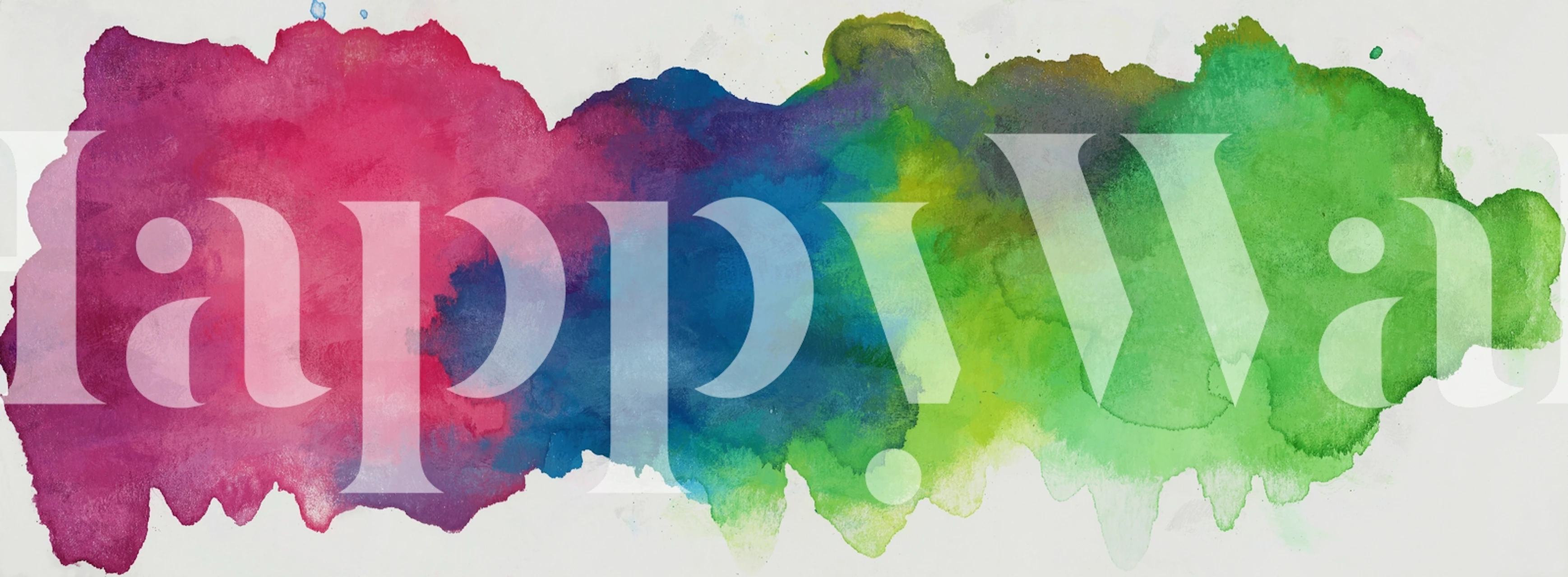 Fluid Ink 2 design de papier peint coloré