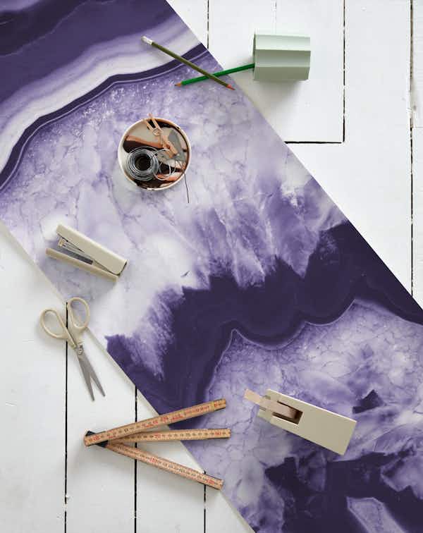 Ultra Violet Agate 2 wallpaper roll