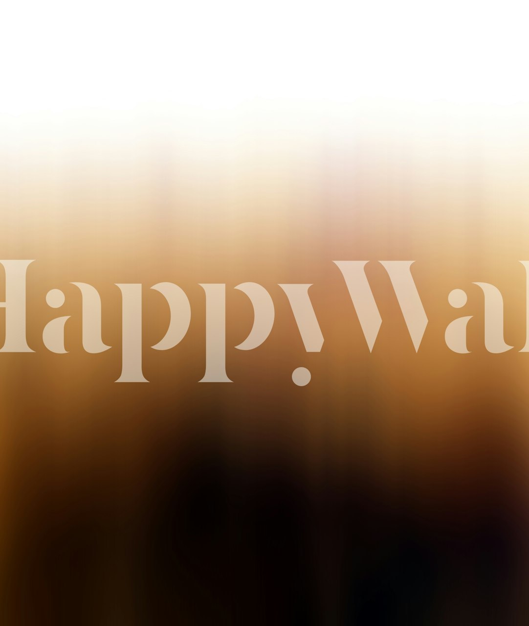 Abstract landscape wallpaper in a room setting