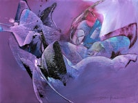 Purple Passion Abstract Art ταπετσαρία